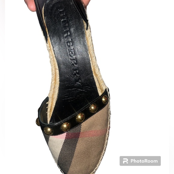Burberry Studded Espadrille Flats Sandal - Picture 7 of 15